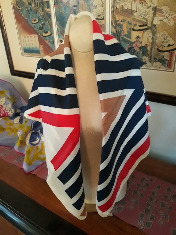 Vintage Bill Blass Silk Scarf