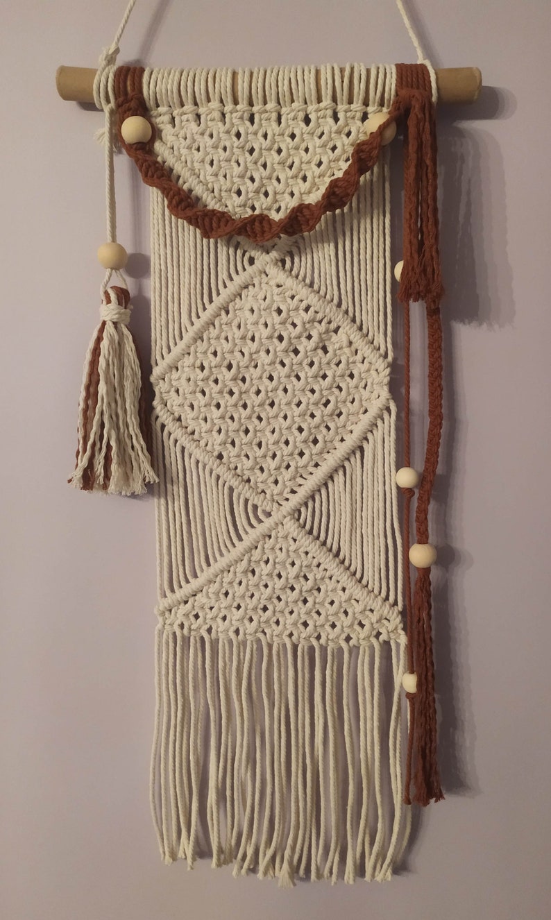 Wand-Makramee Bild 1