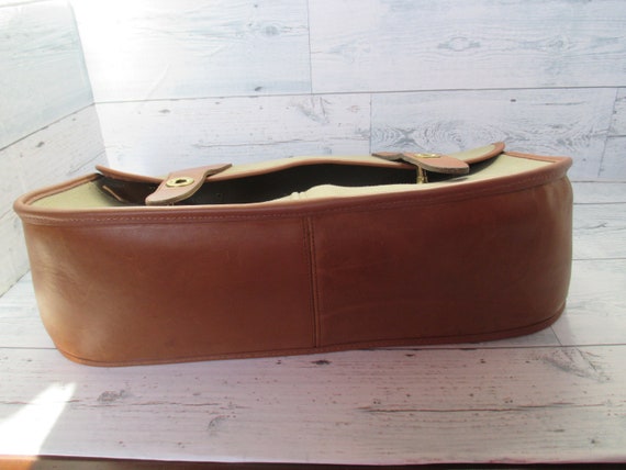 vintage coach musette bolsa