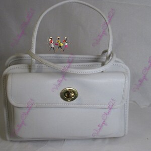 Coach - Authenticated Handbag - Leather White for Women, Never Worn, with Tag