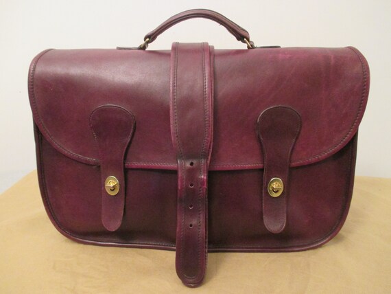 leather carrier bags