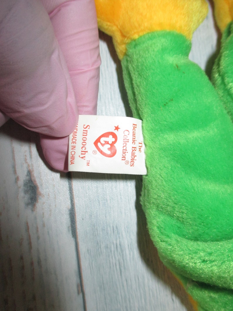 TY Beanie Baby 1997 Smoochy the Frog Retired Pristine Mint - Etsy
