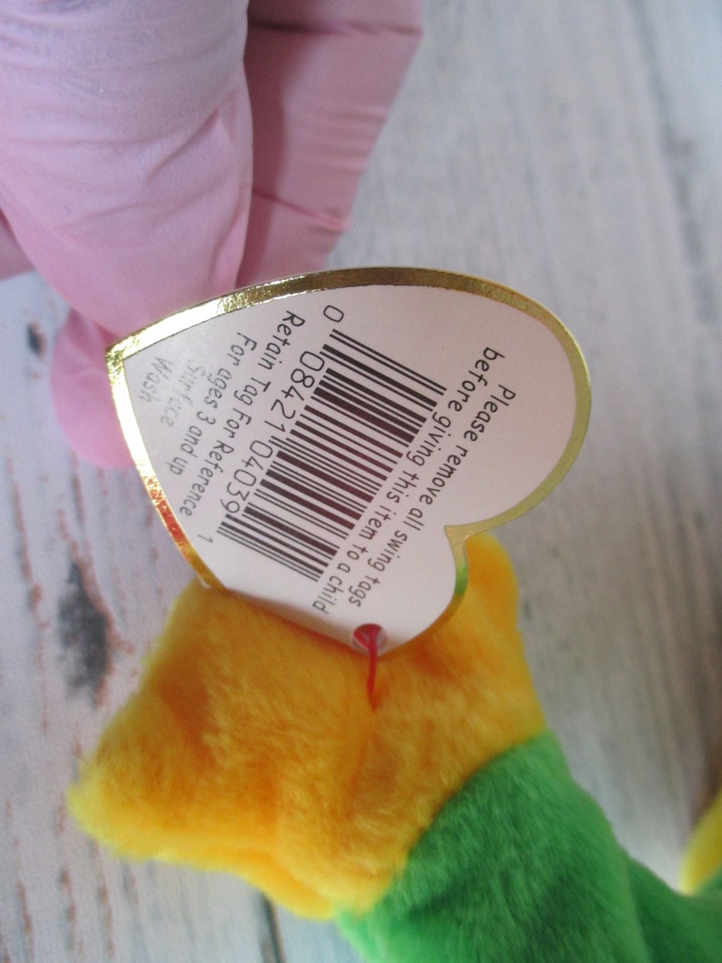 TY Beanie Baby 1997 Smoochy the Frog Retired Pristine Mint - Etsy