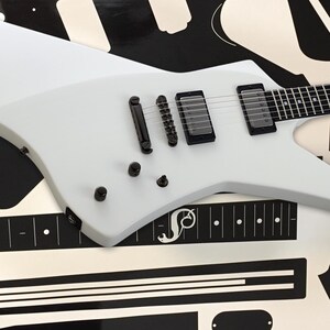 SB EXPLORER style Guitar Routing Template, metal fan gift, Cut Vinyl Sticker