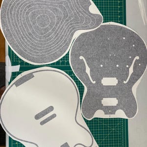 Set di modelli di routing per chitarra ES 355, modelli in vinile, opzione a 12 corde