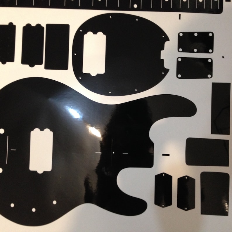 Sting Ray Bass Routing Template Based on Original 1976 Model. Etsy Canada