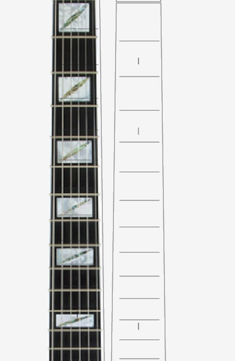 May include: A black electric guitar with a maple fretboard and six strings. The guitar has a white pickguard and a series of white inlays on the fretboard. The inlays are shaped like a stylized letter "Z".
