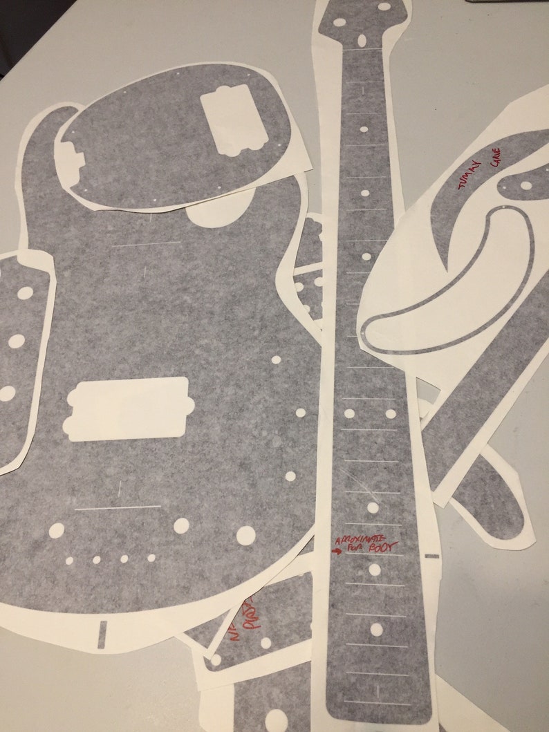 Sting Ray Bass Routing Template Based on Original 1976 Model. Etsy Canada