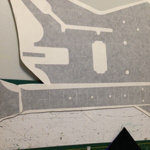 EXPLORER Routing Template. Vinyl Sticker for Guitar Making, Guitar ...