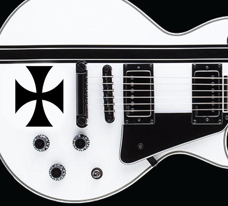 ESP Iron Cross Guitar Decals Kit. James Hetfield Style Etsy