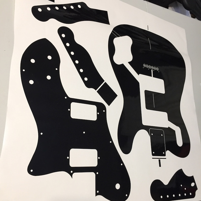 Telecaster Deluxe Template for Guitar Making. 72 Telecaster Etsy
