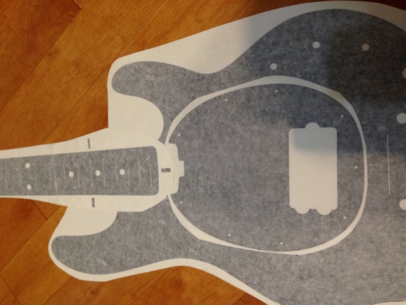 Custom Music Man Humbucker Routing Template