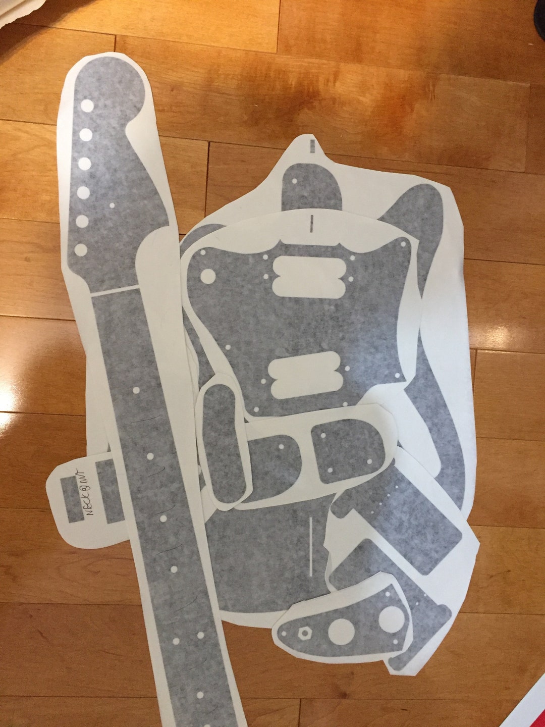 1997 Super Sonic Guitar. Routing Template for Guitar Making. Vinyl ...