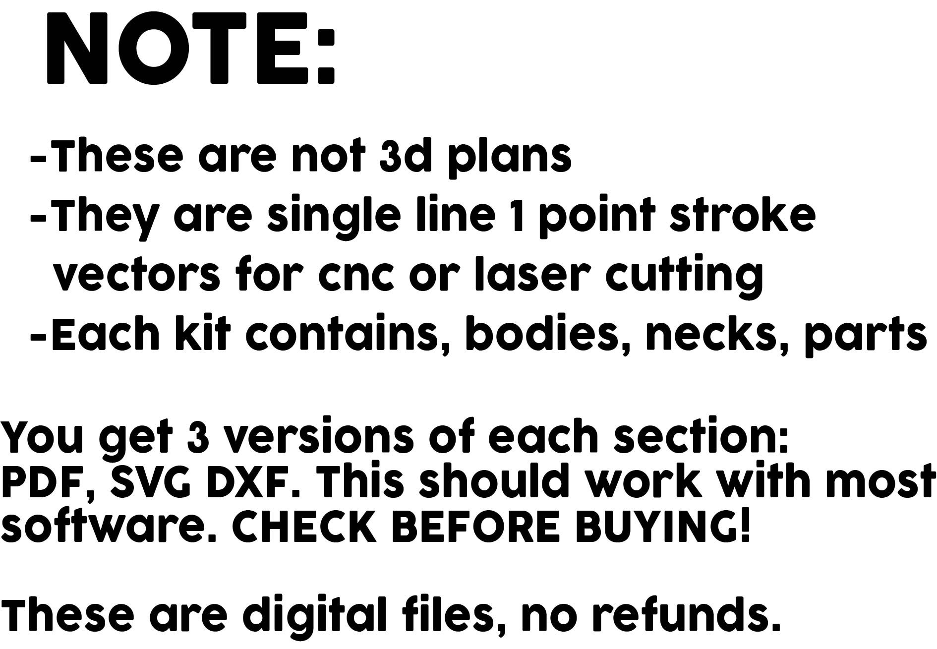 Svg Images For Routing King V Guitar CNC Routing Plans, Vector Digital Files (pdf, Svg, Dxf ...