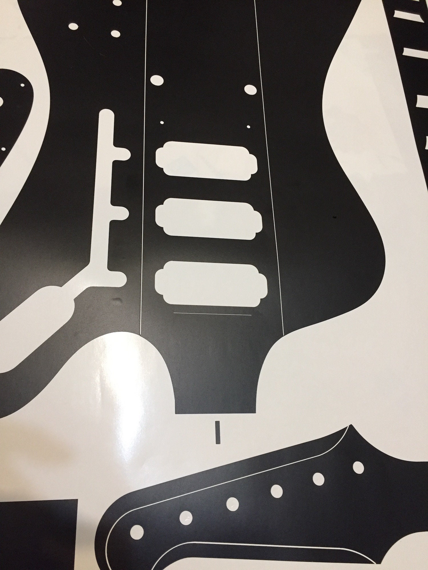 Reverse Firebird Guitar Routing Template Mid Sixties Style Etsy Canada