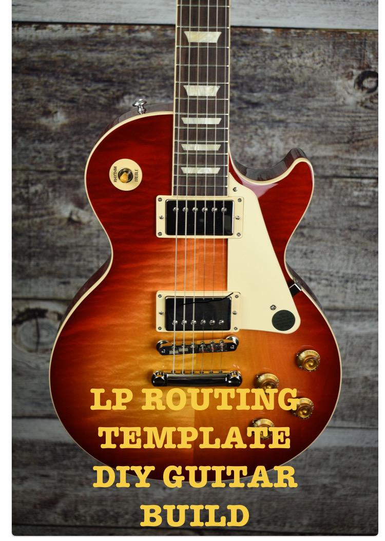1959 L P Style Routing Template Set, DIY Guitar Build Patterns - Etsy
