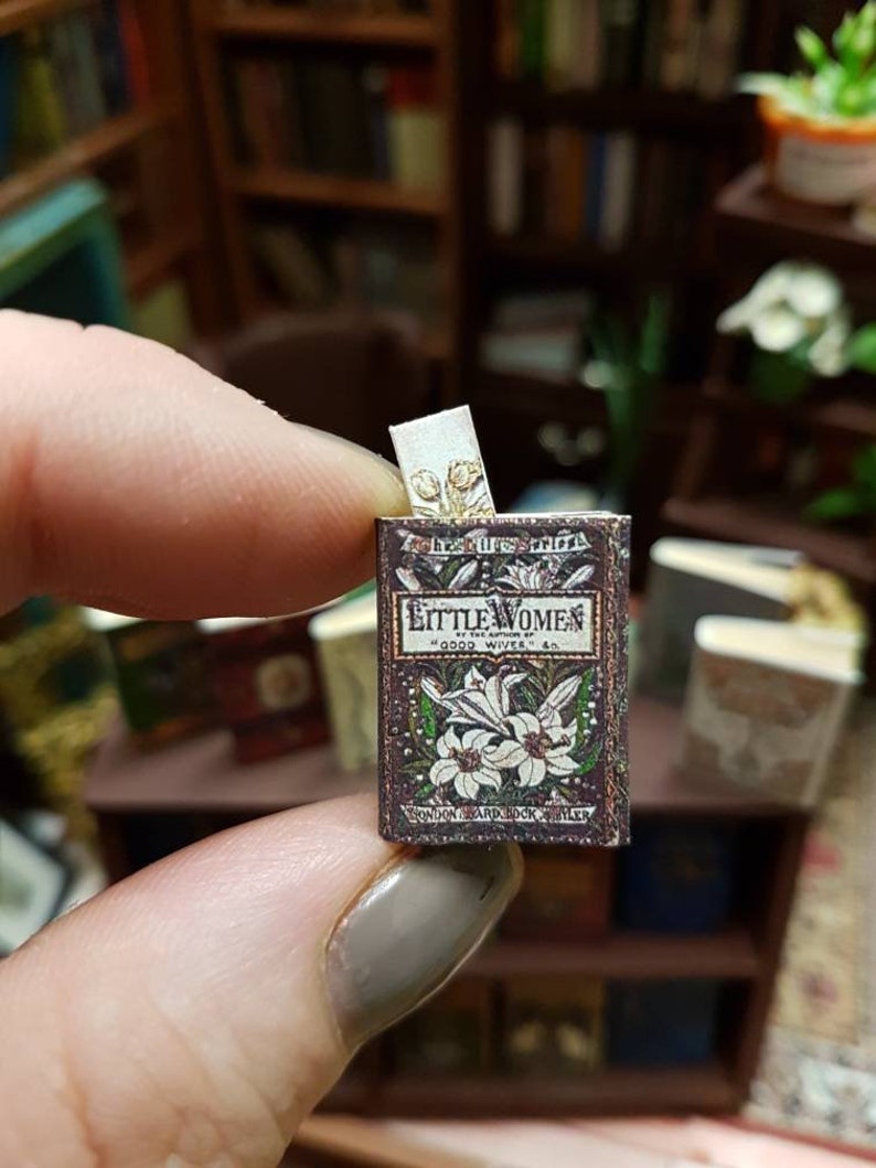 Antique Replica Set of 8 Dolls House Miniature Books in 112 Etsy