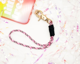 Polsbandje in PREP GOTH | Paracord-telefoonarmband | Handsfree-sleutelhanger | Polsbandje