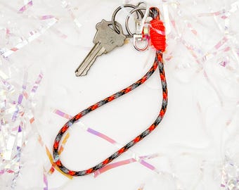 Polsklem in FIRE STARTER | Paracord-telefoonarmband | Handsfree-sleutelhanger | Polsbandje