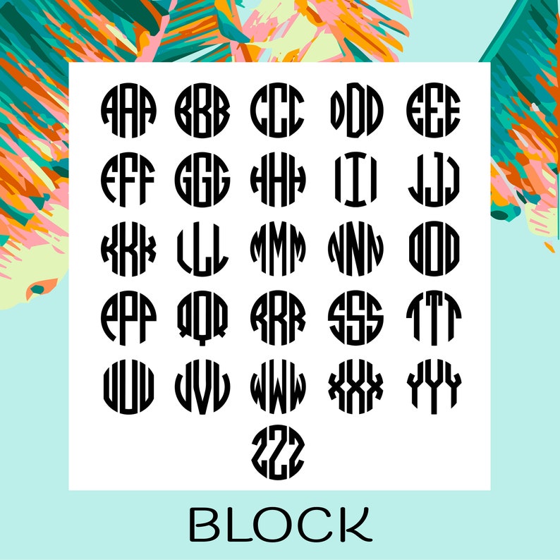 Download Olive Leaf Wreath Circle Monogram Decal Personalized Vinyl ...