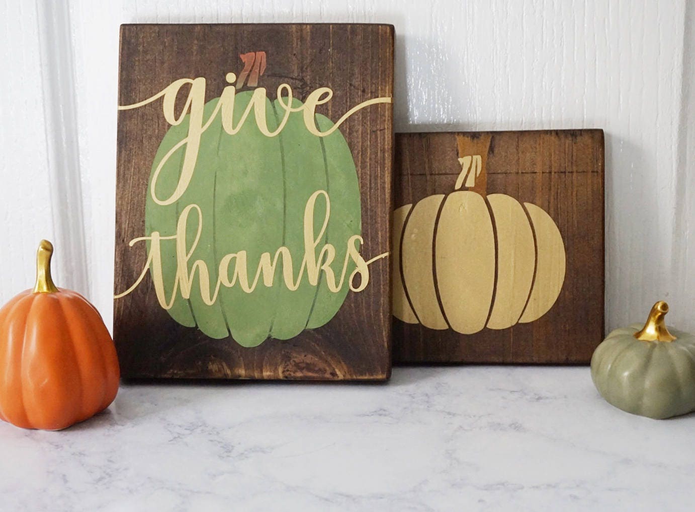 Best Selling Small Reclaimed Wood Signs For Fall in New Colors - Scrappy Pumpkins & Sayings On Wood