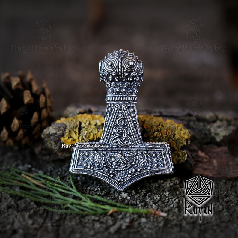 Replica Bredsatra Thors Hammer. Mjolnir. Thor Hammer. Etsy