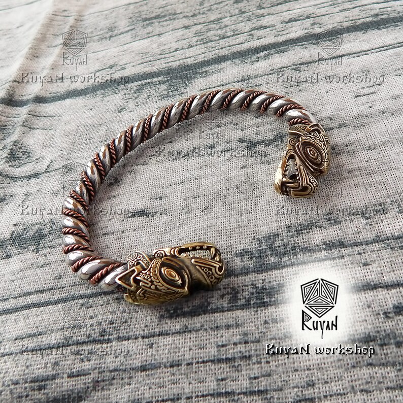 WIKINGERARMBAND. Nickel Silber Armband Viking Schmuck. Bär Etsy