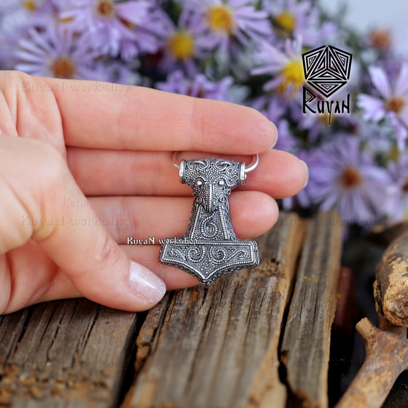 Raven Skane Thor's Hammer Mjolnir. Thor Hammer. Thor's Etsy