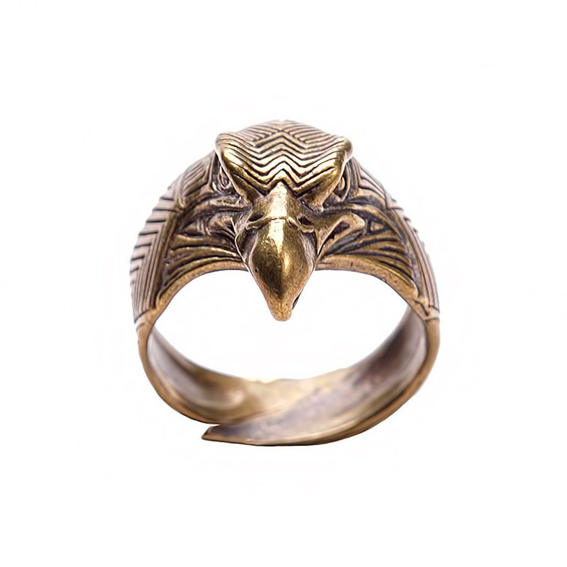Eagle ring. Eagle head ring. Eagle Jewelry Eagle Power Animal Etsy