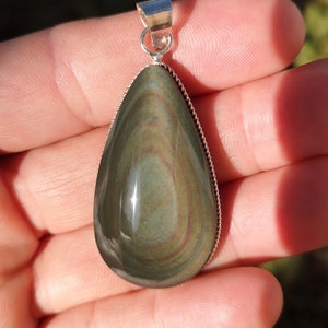 Heavenly Eye Obsidian Pendant 26