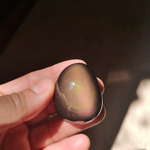 Double-sided Celestial Eye Obsidian Pebble 7