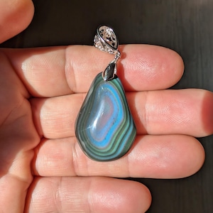 AAA 1 Celestial Eye Obsidian Freeform Pendant