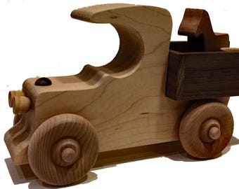 Wooden Toy Pickup Truck
