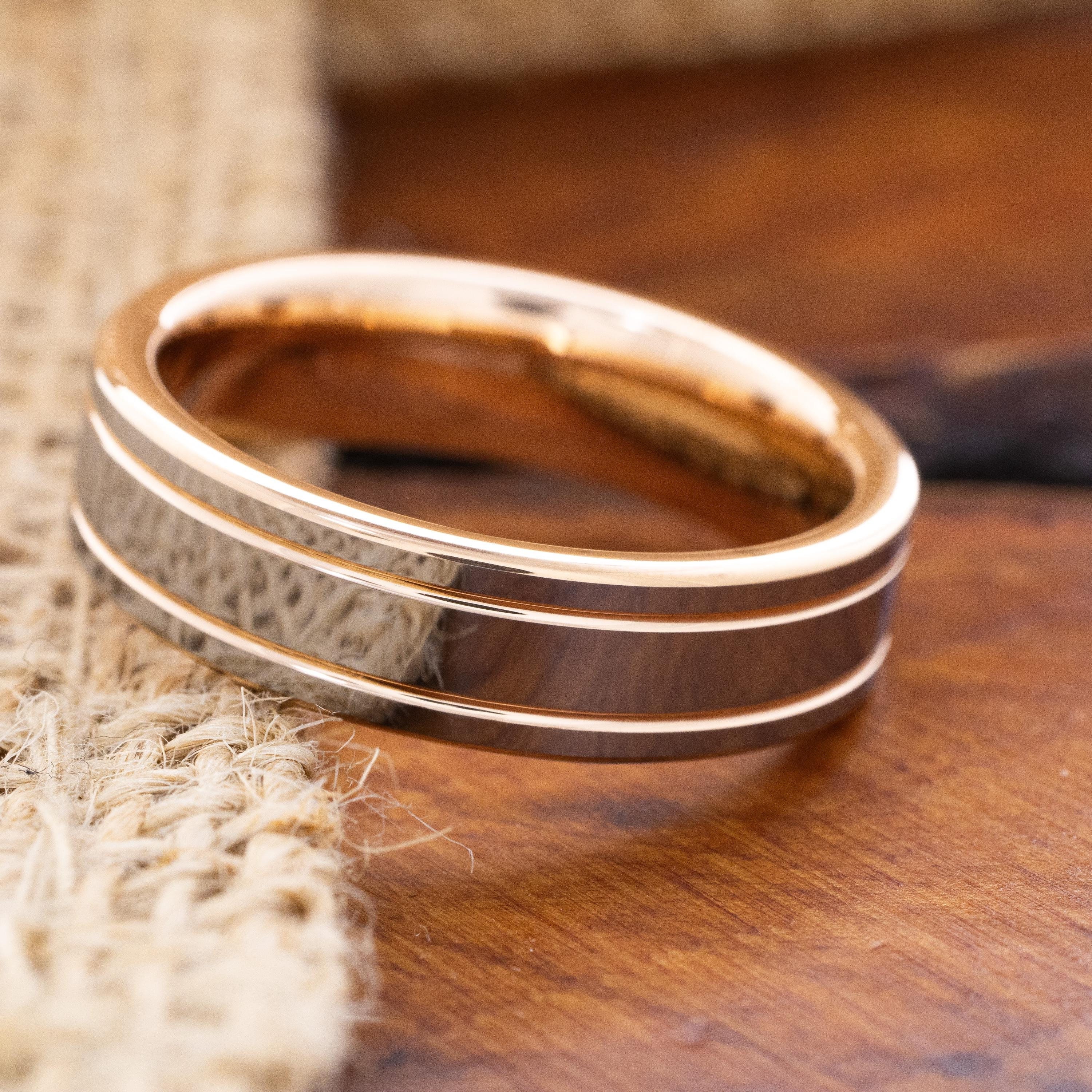 Tungsten Ring, Anniversary Ring, 7mm Men's Tungsten Wedding Band, Men's  Tungsten Ring, Rose Gold Tungsten Ring, Personalized Ring for Her - Etsy, image size:3000x3000