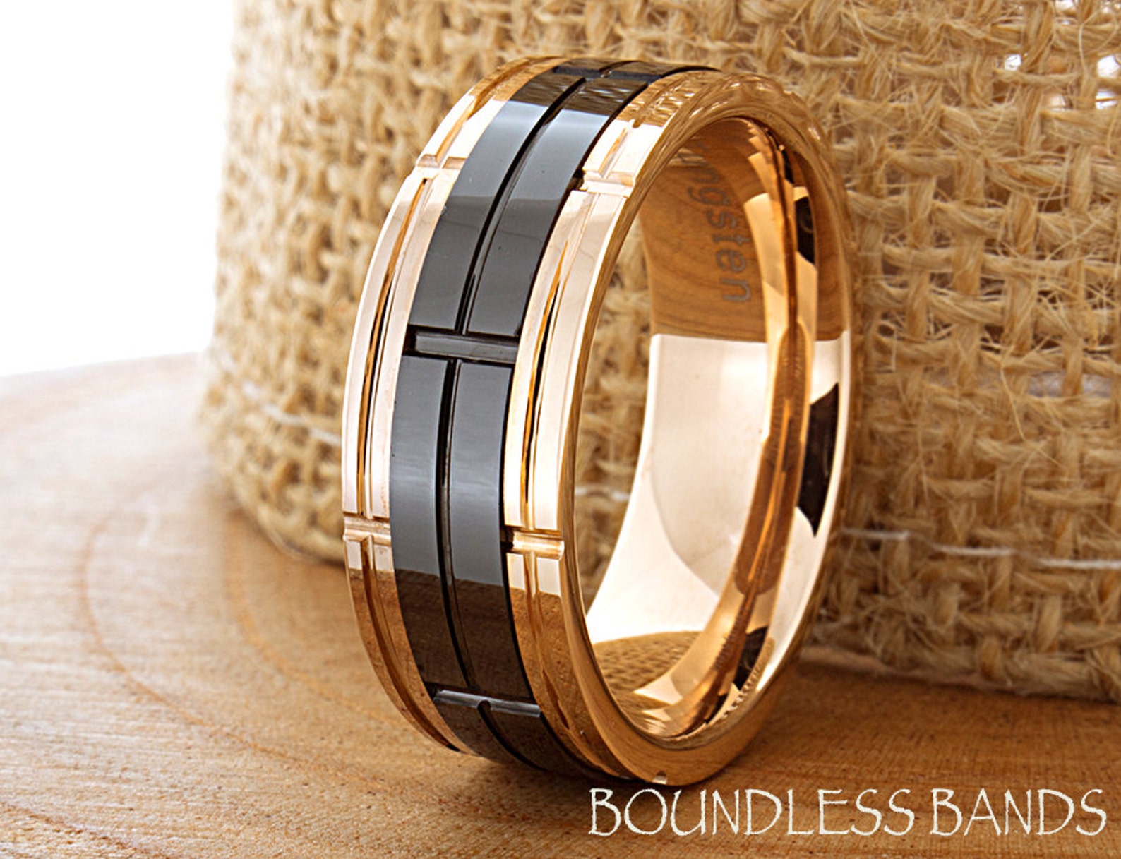 Tungsten Wedding Ring Band Wedding Band Promise Ring Etsy