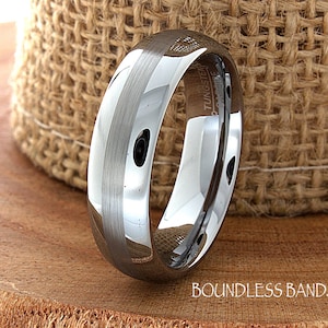 Tungsten Ring, Men&#39;s Tungsten Wedding Band, Men&#39;s Tungsten Ring, Tungsten Band, Tungsten, Men&#39;s Tungsten, Personalized Engraving, Men&#39;s Ring