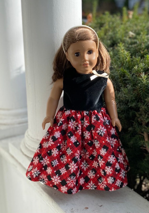 18 inch doll christmas dress deals