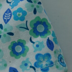 blue flower shorts and crop top for your American Girl or 18 inch doll image 5