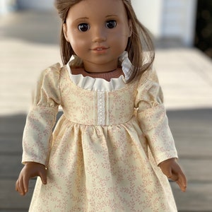 Beautiful dress for 18 inch or AG doll. Handcrafted with love.
