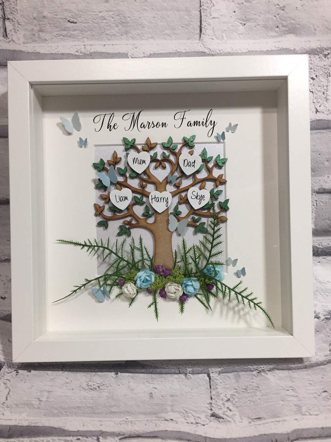 Regalos Bodas De Oro árbol Genealógico Nuestro árbol genealógico marco del árbol genealógico | Etsy