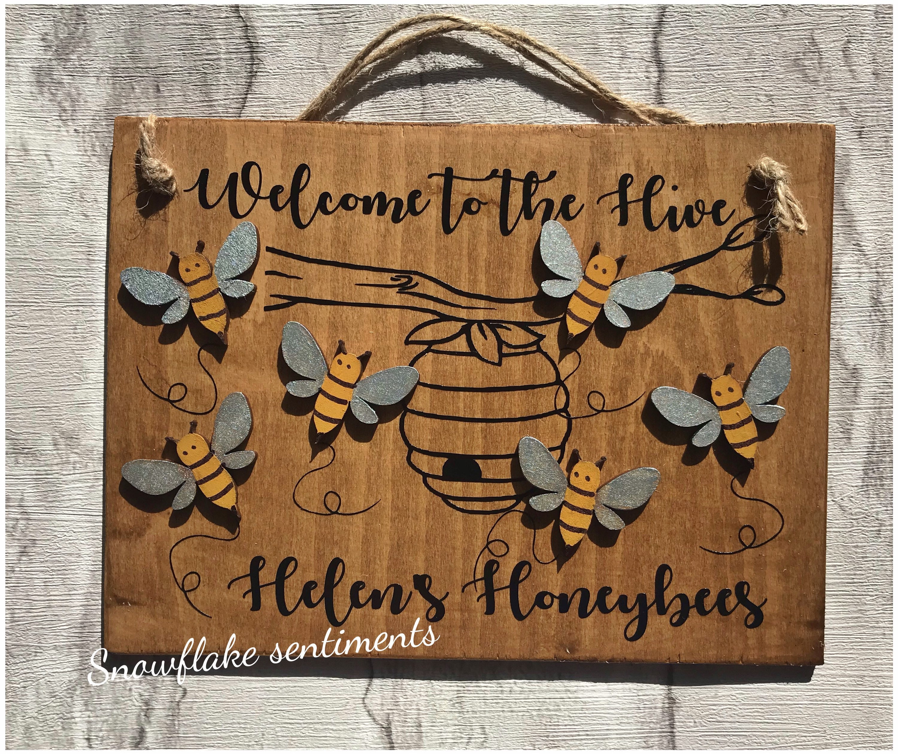 Home Is Where Your Honey Is, Bee Decor – Woodticks Wood'n Signs