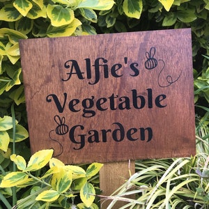 Customised garden sign, create your own sign, gardeners gift, choose your own words sign, personalised garden sign