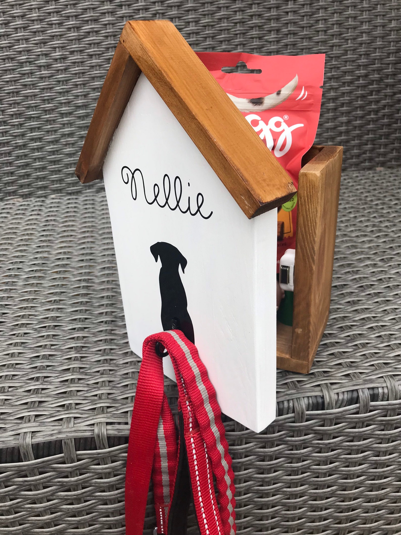 Dog lead hanger and accessories storage box puppy gift dog Etsy