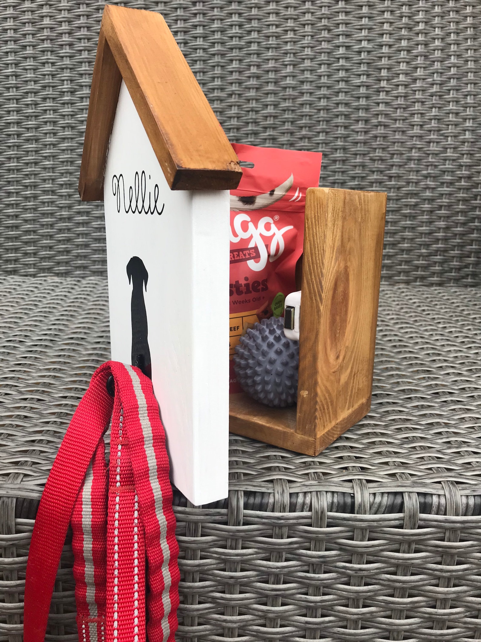 Dog Lead Hanger Pet Storage Box Puppy Gift Treat Storage Etsy