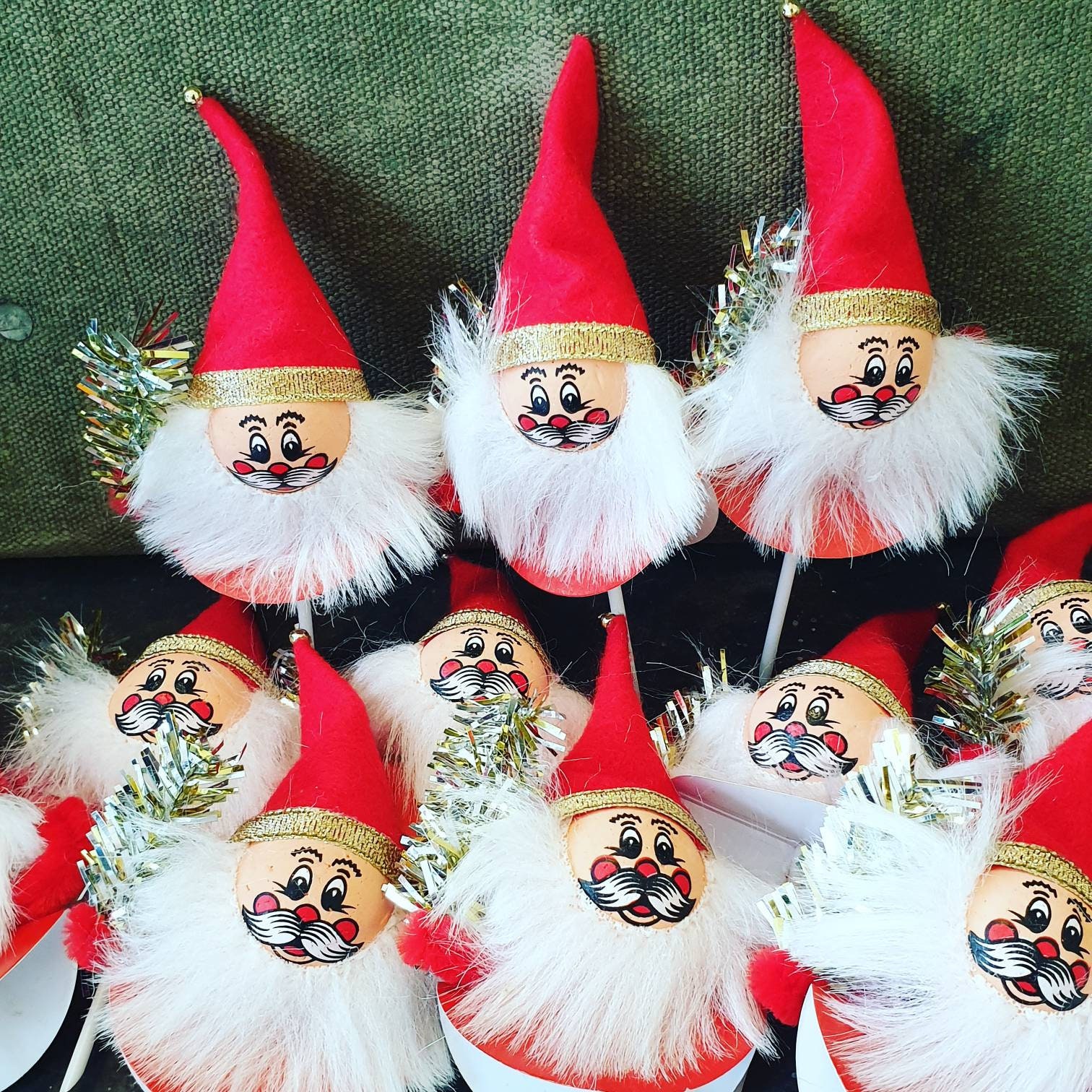 Vintage Christmas Decorations Job Lot Of Kitsch Decorations Etsy