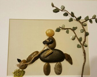 Horse Pebble Art
