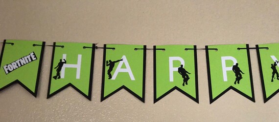 Fortnite Birthday Banner | Etsy