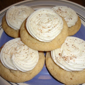 Not in Season Marvelous Homemade Soft and Frosted Eggnog Cookies 30 Cookies image 3