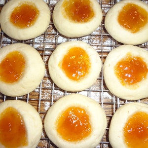 Delicious Homemade Cream Cheese Thumbprint Cookies With Choice of Flavors (5 Dozen)