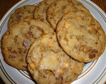 Homemade Butterscotch Toffee Cookies (2 Dozen)